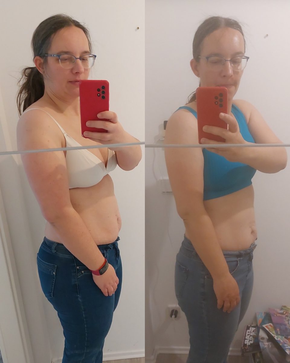 Vorher-Nachher Transformation einer Kundin